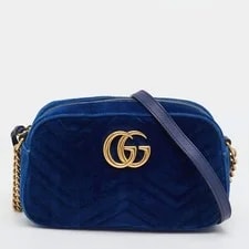 Gucci — Gucci GG Marmont Small Matelassé Camera — Handbag — resale