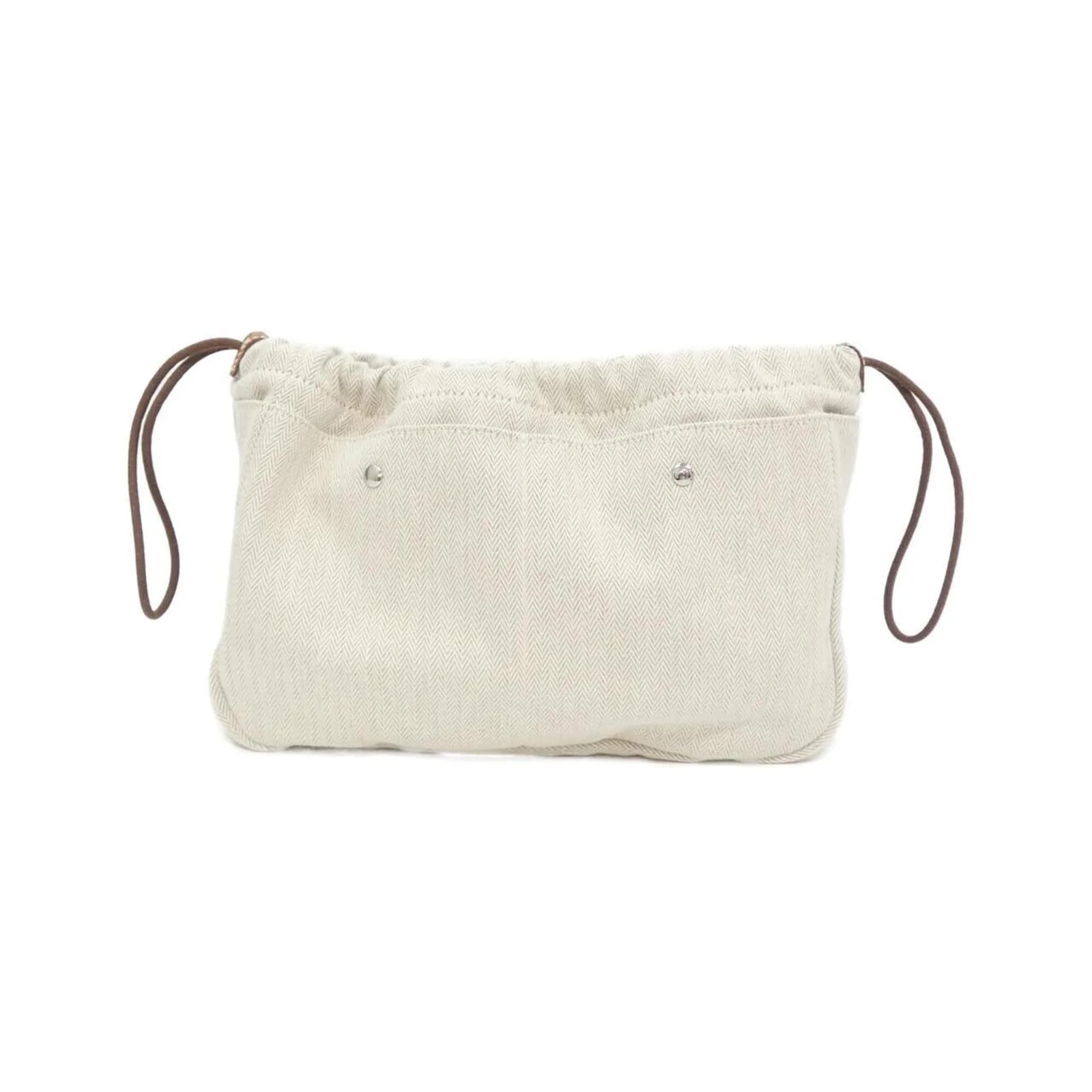 Hermès — Hermes Fauve Feu Chevron — Handbag — resale