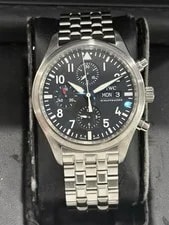 IWC — IWC Pilot's Black - IW377710 2008 — Watch — resale