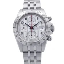Tudor — Tudor Prince Date Chronotime Tiger 40mm Stainless Steel Silver Dial 79280 — Watch — resale