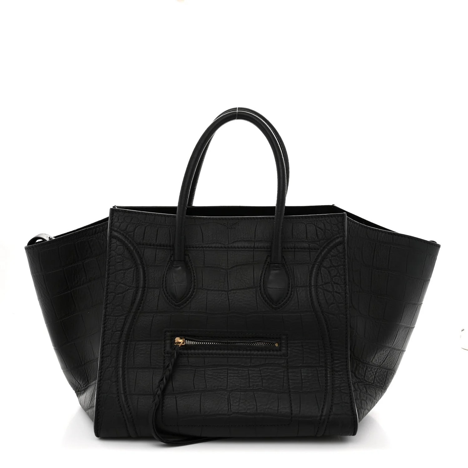 Celine — Embossed Medium Phantom Luggage — Handbag — resale