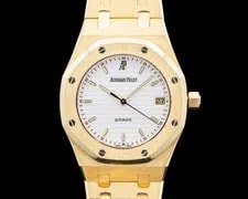 Audemars Piguet — Audemars Piguet 14790BA.OO.0789BA.07 14790BA Royal Oak 18K YG White Dial — Watch — resale