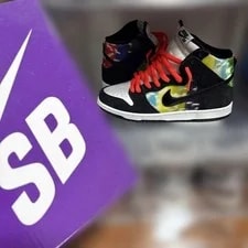 Nike SB — 9.5US Nike Sb Dunk High Pro Test Pattern — Sneaker — resale