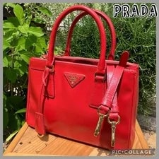 Prada — Prada Galleria 2way Triangle Logo Auth — Handbag — resale