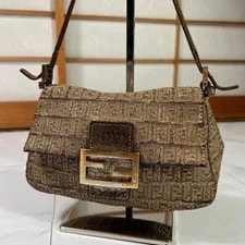 Fendi — Fendi Mamma Baguette Lame — Handbag — resale