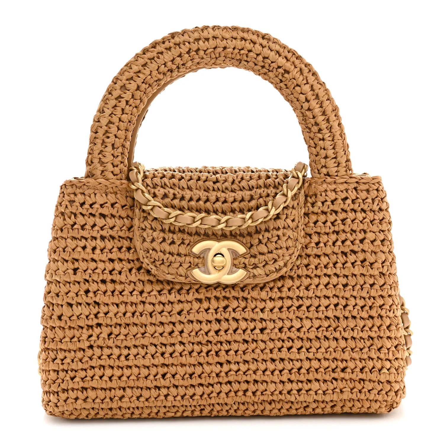 Chanel — Braided Kelly Flap Dark — Handbag — resale