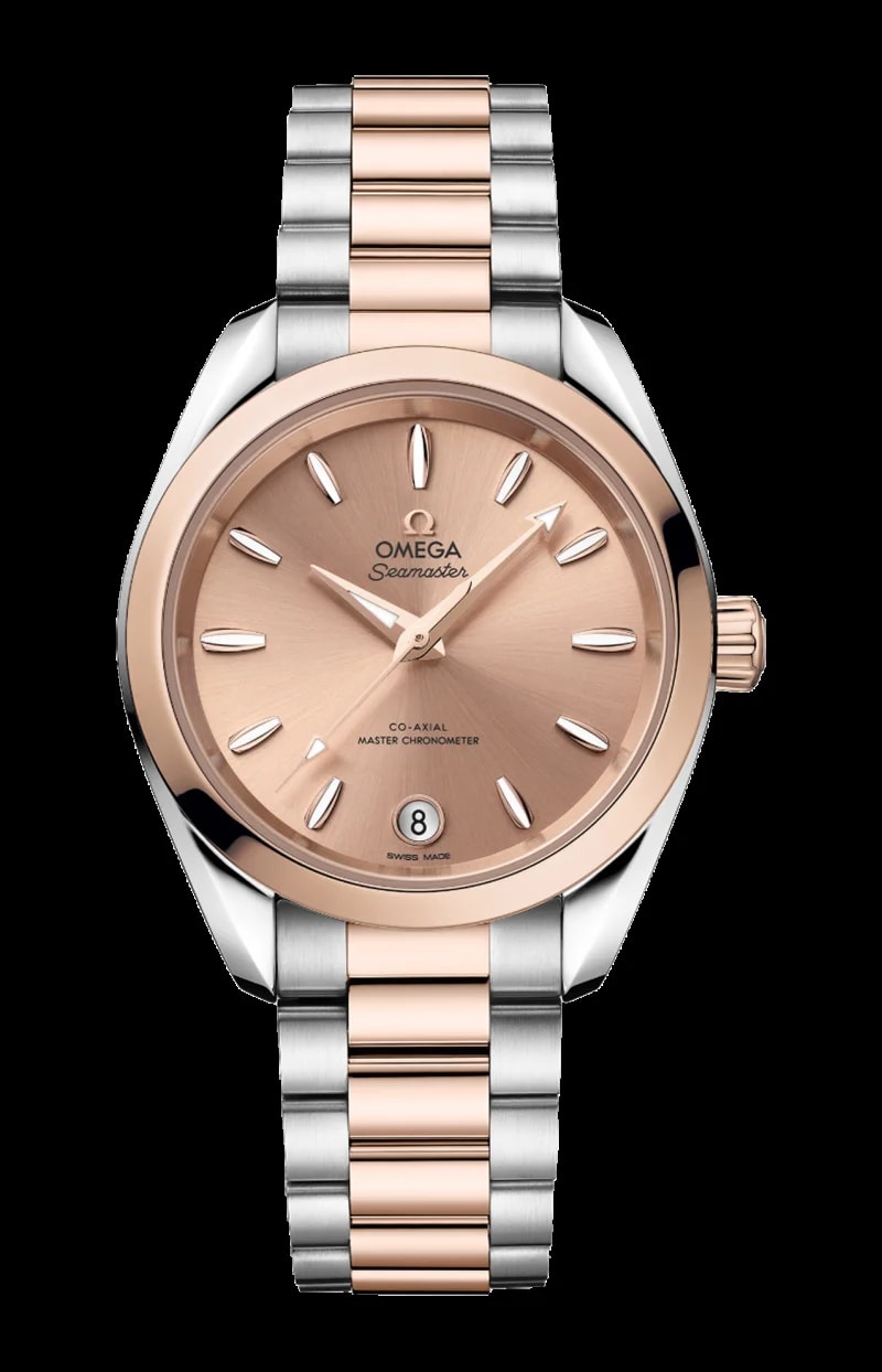 Worldofluxuryus — Omega Seamaster Aqua Terra Stainless Steel & 18K Canopus Gold™ — Watch — resale