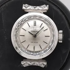 Omega — Dead Level Working Good Manual Wind Omega de Ville Top Only Silver Dial W — Watch — resale