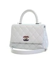 Chanel — Preloved Chanel Top Handle Flap Satchel One Size — Handbag — resale