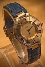 Must de Cartier — Must de Cartier 21 Quartz in Superb Condition. 28mm Case. Ref 1340 — Watch — resale