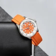 Breitling — Breitling Superocean Steel Orange Rubber Strap Auto 36mm A17377211O1S1 — Watch — resale