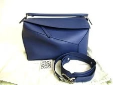 Loewe — Auth Loewe Dye Classic w/Strap Large Puzzle Edge #b276 — Handbag — resale