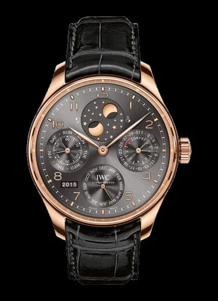 Worldofluxuryus — IWC Portuguese Perpetual Calendar 18K Rose Gold ’s — Watch — resale