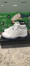 Air Jordan — Size 9.5 - Air Jordan 11 Retro 2024 Legend / Columbia — Sneaker — resale