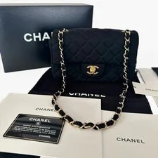 Chanel — Chanel Matelasse Cotton Single Flap 862 — Handbag — resale