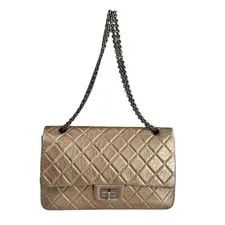 Chanel — Chanel 2.55 Matelasse Double Flap Chain GHW — Handbag — resale