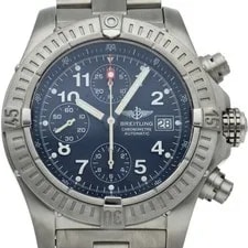 Breitling — Breitling Avenger Chronograph E13360/E130B55PT Titanium mensWatch Blue — Watch — resale