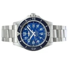 Breitling — With Breitling Superocean 2 44 A17392D8 C910 SS Blue Automatic S 4080217295 — Watch — resale