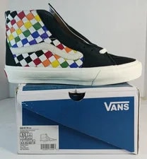Vans — Vans Vault Sk8-HI LX 'Pride Woven' Skate Shoes 9.5 US NEW — Sneaker — resale