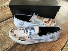 Sperry — Sperry Star Wars Clouds Droids Slip ON Limited Edition Shoes 9.5 NEW — Sneaker — resale