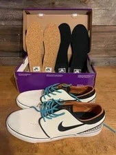 Nike SB — Nike SB Zoom Size 10.5 Stefan Janoski W/ Leopard Print Skate Shoes — Sneaker — resale