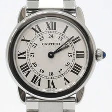 Cartier — Cartier 3601 W6701004 29MM Longue Solo Small Quartz Steel 150435868 — Watch — resale