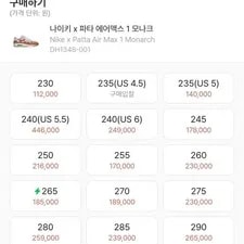 Nike — Nike X Patta Air Max 1 Monarch Size 265 Official — Sneaker — resale