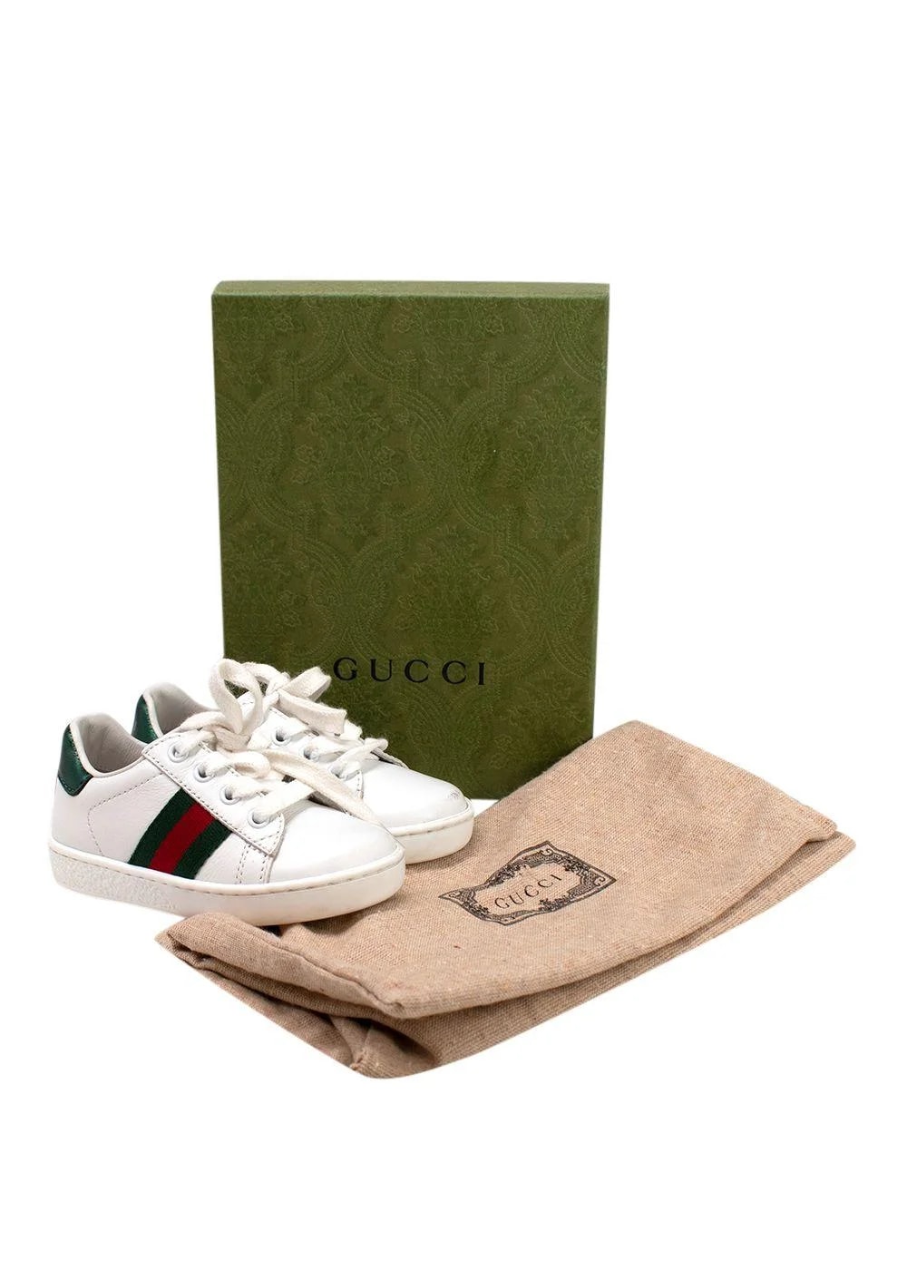 Gucci — Gucci Infants New Ace Lace Up — Sneaker — resale