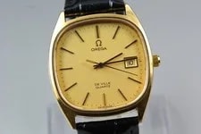 Omega — Omega de Ville Cal.1342 34mm Gold Dial Date Quartz — Watch — resale