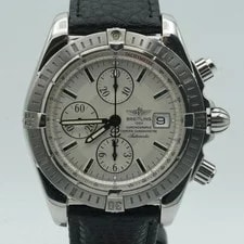 Breitling — Breitling Chronomat Evolution A13356 White Bezel 44mm Leather Top — Watch — resale