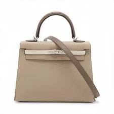 Hermès — Hermès Kelly 25 Serie Trench X Nata X Etoupe Metal Fi — Handbag — resale