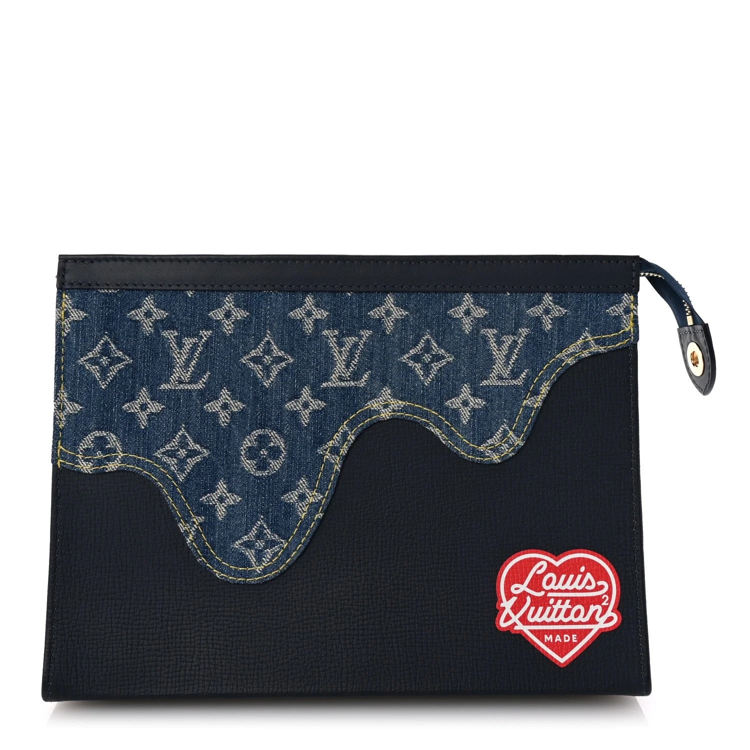 Louis Vuitton — X Nigo Taurillon Drip Pochette Voyage — Handbag — resale