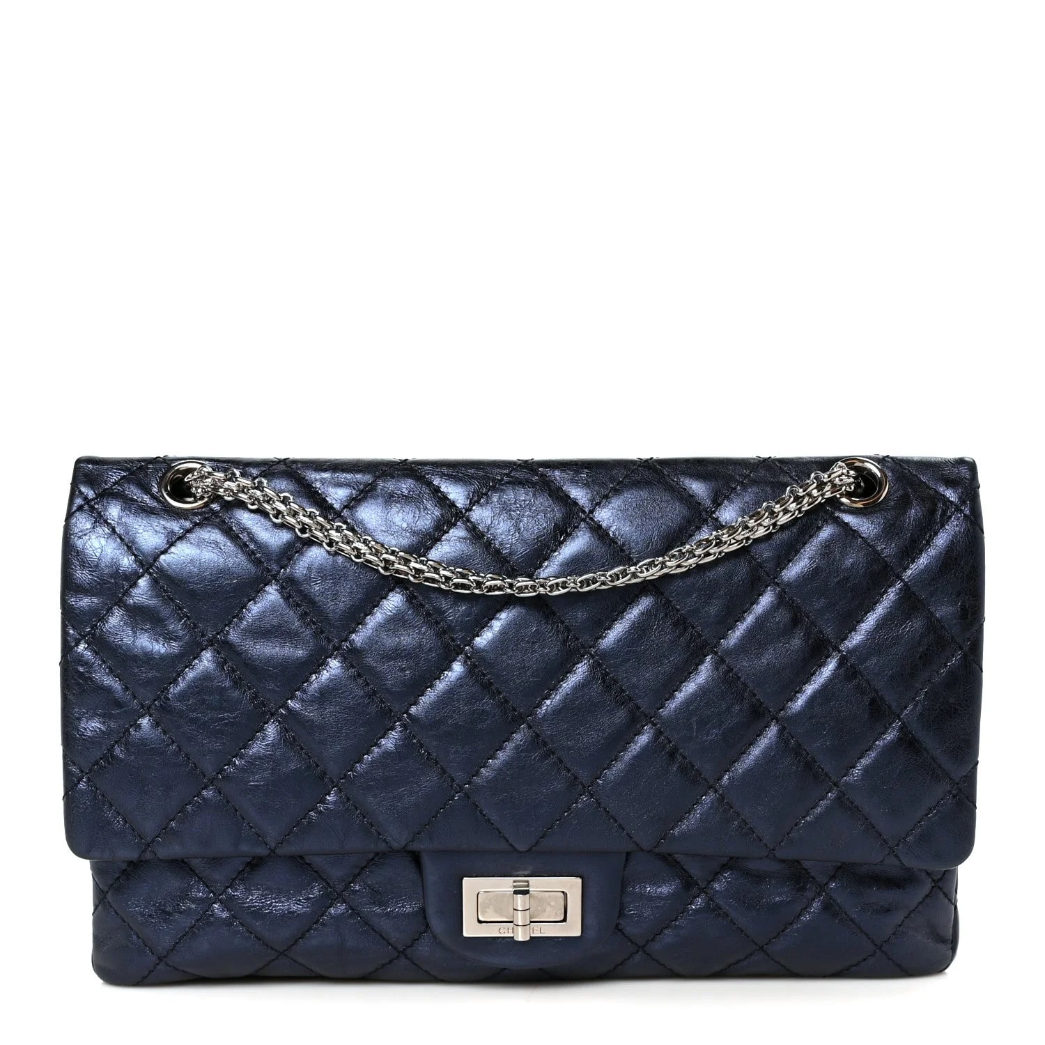 Chanel — Metallic Aged 2.55 Reissue 227 Flap — Handbag — resale