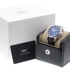 IWC — IWC Pilot's Chronograph IW378001 43mm SS Black Dial Automatic #C2577 — Watch — resale