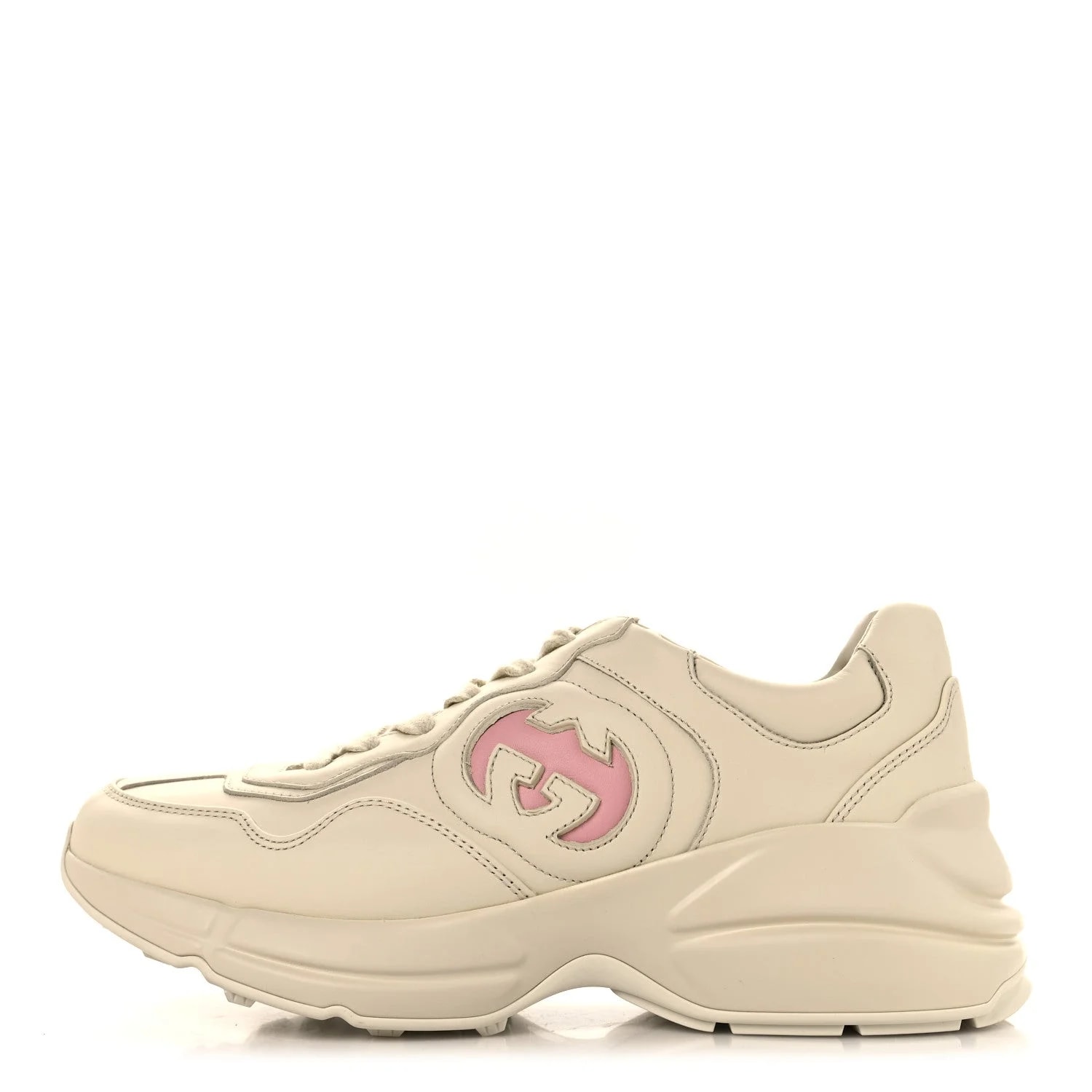 Gucci — Dali Soft Cut Out Interlocking G Rhyton 38.5 Ivoire Wild — Sneaker — resale