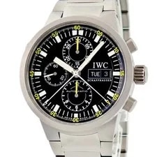 IWC — IWC GST Chronograph Rattrapante IW371503 Split Seconds Black Watches — Watch — resale