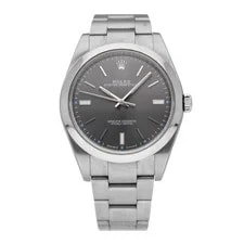 Rolex — Rolex Oyster Perpetual Grey Dial 39mm Automatic 114300 — Watch — resale