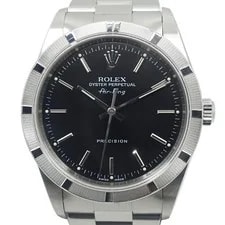 Rolex — Rolex Air-King 14010M 34mm Stainless Steel Black #UW260 — Watch — resale