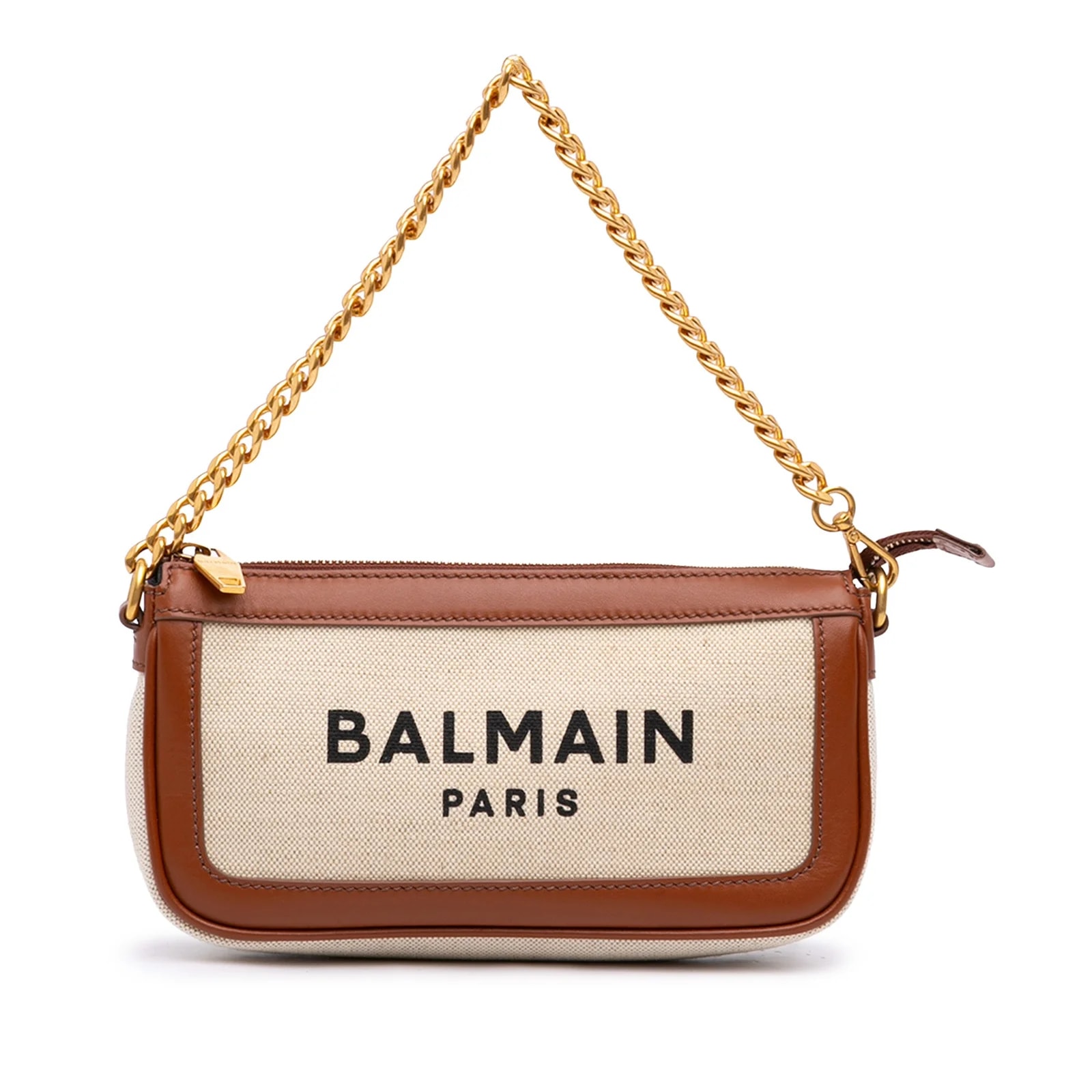 Balmain — Mini B Army Logo Satchel — Handbag — resale