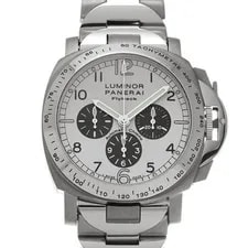 Panerai — Panerai Luminor Chrono Flyback PAM00060 Silver / Black Dial Titanium 40mm #W1071 — Watch — resale