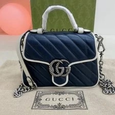 Gucci — Gucci Marmont PM Chain Top Handle Crossbody Classic — Handbag — resale