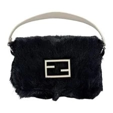 Fendi — Fendi Mini Mamma Baguette Fur — Handbag — resale