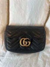 Gucci — Gucci 476433 GG Marmont Super Mini Matelasse HW — Handbag — resale
