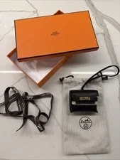 Authentic Hermes Micro Kelly Charm HWR — Handbag — resale