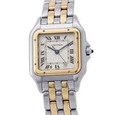 Cartier — Cartier Panthere MM H36.3mm W26.5mm Steel 18K Yellow Gold Ivory Dial 830832 — Watch — resale
