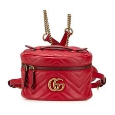 Gucci — Gucci GG Marmont Backpack Vanity — Handbag — resale