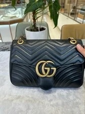 Gucci — Authentic Gucci Marmont Flap Large 30cm Width in Excellent — Handbag — resale