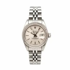 Rolex — Rolex Datejust 26mm White Gold Steel Silver Sticks Dial 69174 — Watch — resale