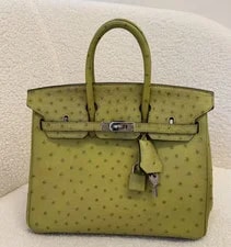 Hermès — Auth Hermès Birkin 25 Top Handle Anis — Handbag — resale