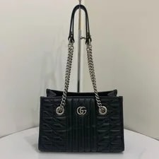Gucci — Gucci GG Marmont Small Quilted SHW Chain — Handbag — resale